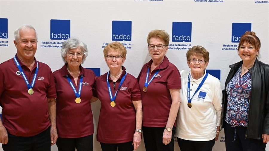 Deux clubs FADOQ de la région médaillés d'or