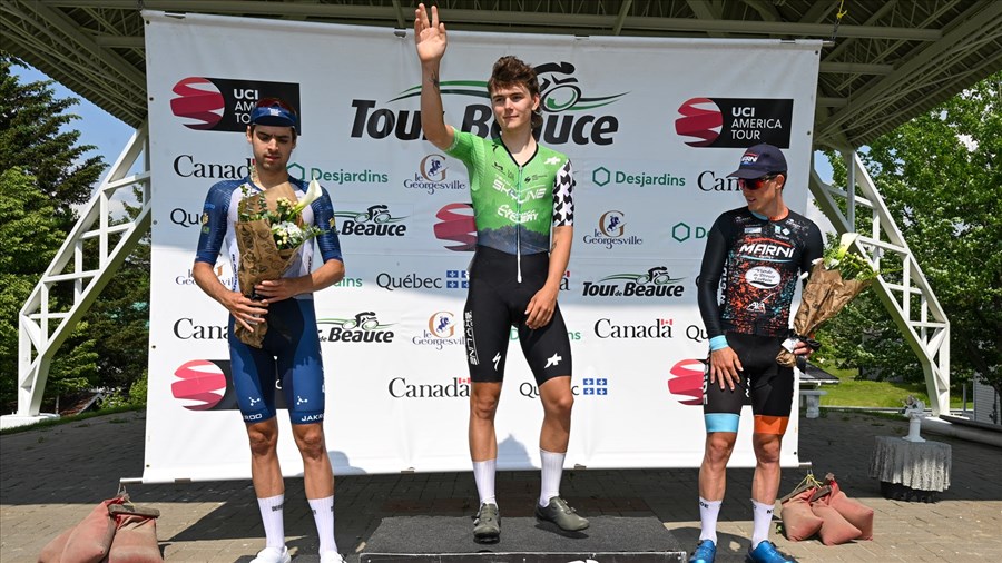 Tour de Beauce : l’Américain Sean Christian endosse le maillot jaune