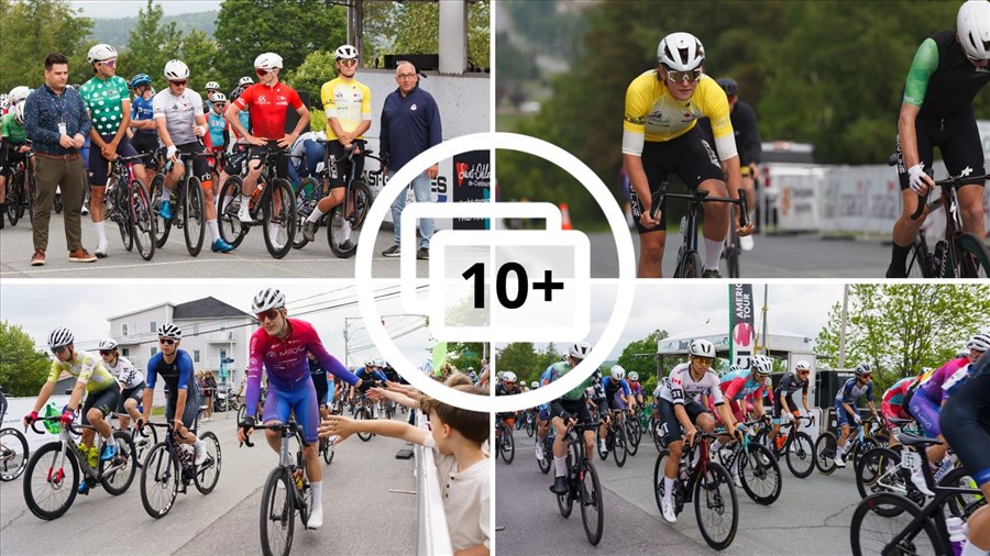Les cyclistes s'élancent pour la deuxième étape du Tour de Beauce
