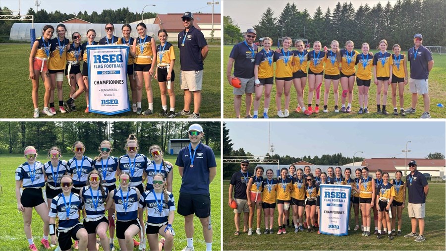 Les Lynx de l’École Jésus-Marie brillent en flag football