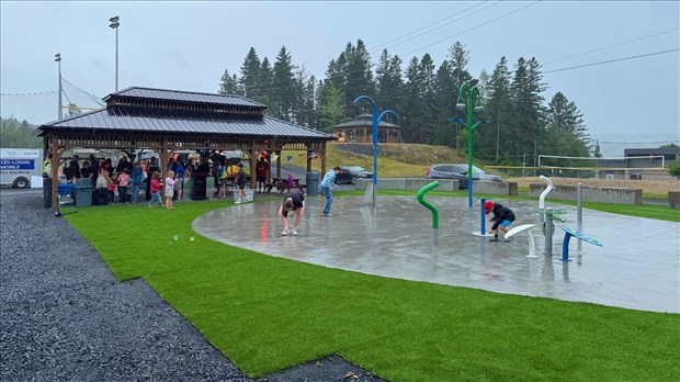 Des jeux d’eau désormais accessibles à la Cité sportive de Beauceville