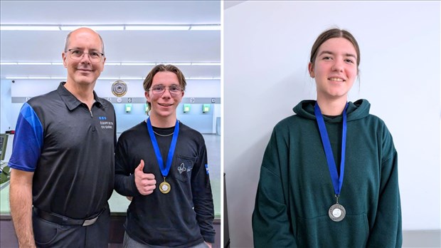 Deux Beaucerons se démarquent en compétition provinciale de tir à air comprimé