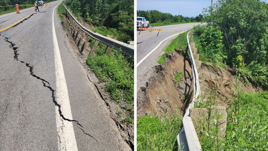 Saint-Isidore : le rang de la Grande Ligne fermé à la circulation