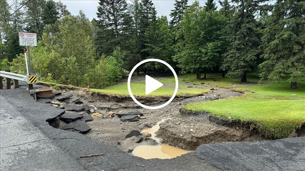 Dame Nature se déchaîne sur Lac-Etchemin