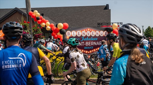 Grand Défi Pierre-Lavoie: Saint-Bernard la plus accueillante des municipalités