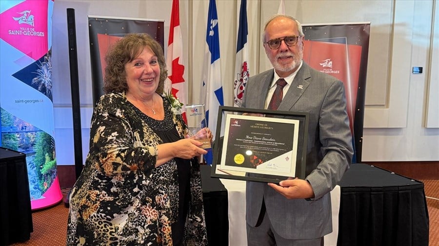 Ordre du Mérite georgien: portrait de Diane Beaudoin