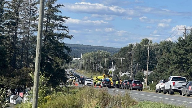 Accident à Notre-Dame-des-Pins: des blessés mineurs