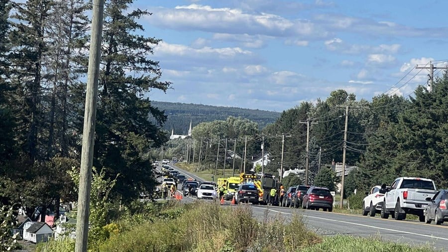 Accident à Notre-Dame-des-Pins: des blessés mineurs