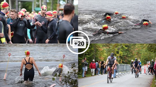 Le Triathlon du Lac-Poulin rassemble les foules pour son retour