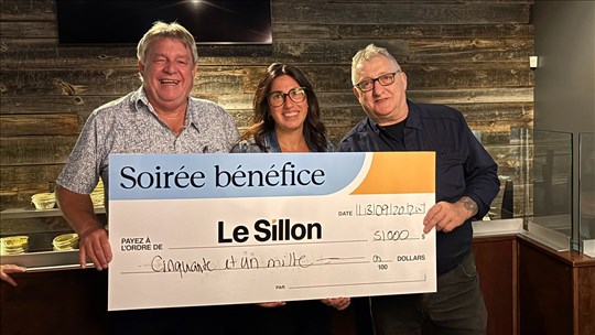 Une soirée-bénéfice rapporte 51 000 $ pour l’organisme Le Sillon