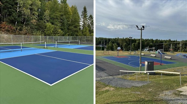 De nouveaux terrains de pickleball et de basketball à Saint-Prosper