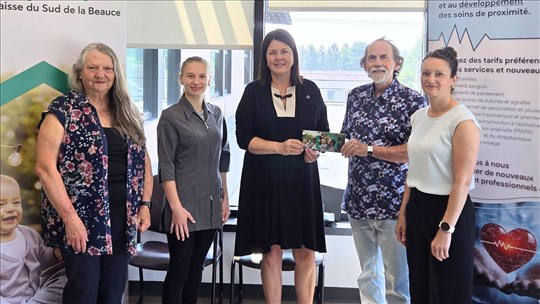 Don de 20 000 $ à la Coop de santé du sud de la Beauce