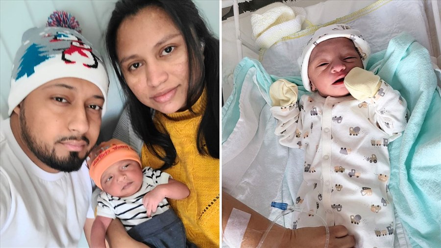 Le premier bébé de l'année en Beauce est un garçon