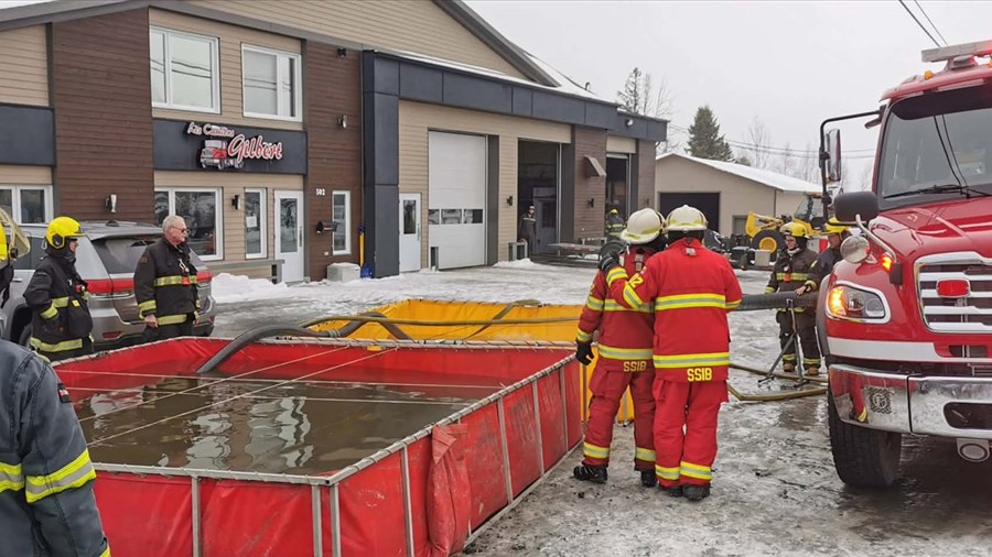 Incendie dans un garage à Beauceville