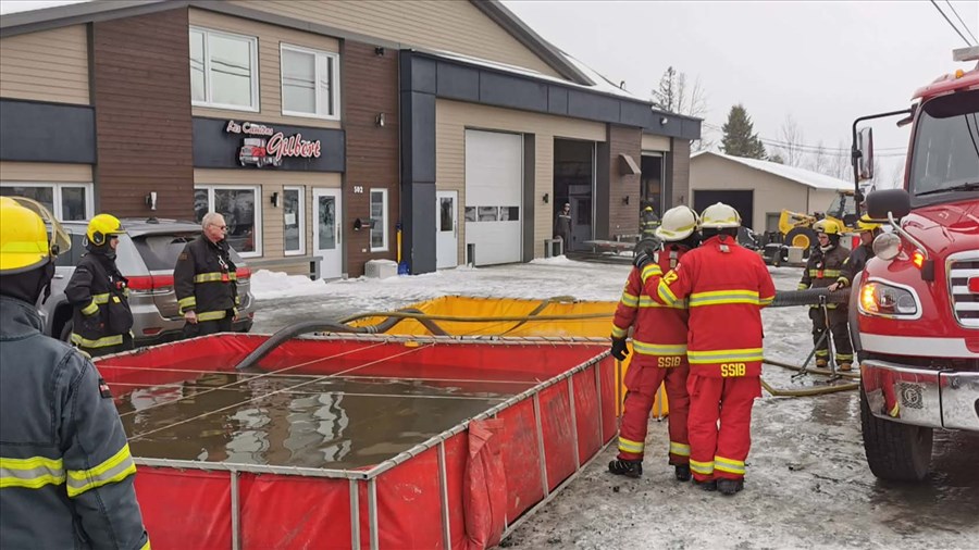Incendie dans un garage à Beauceville