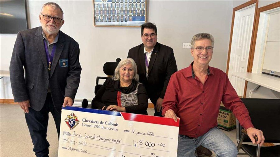 Don de 5 000 $ en transport adapté