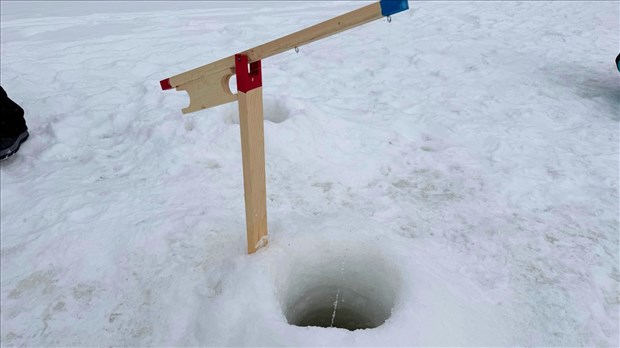 Ouverture de la pêche hivernale au lac aux Cygnes à Saint-Benoît-Labre