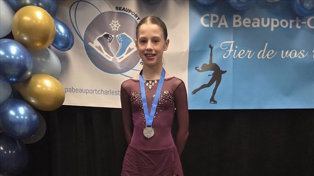 Patinage artistique: Anna-Ève Giguère remporte une médaille d'argent