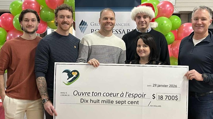 L'organisme Ouvre ton coeur à l'espoir reçoit 18 700$