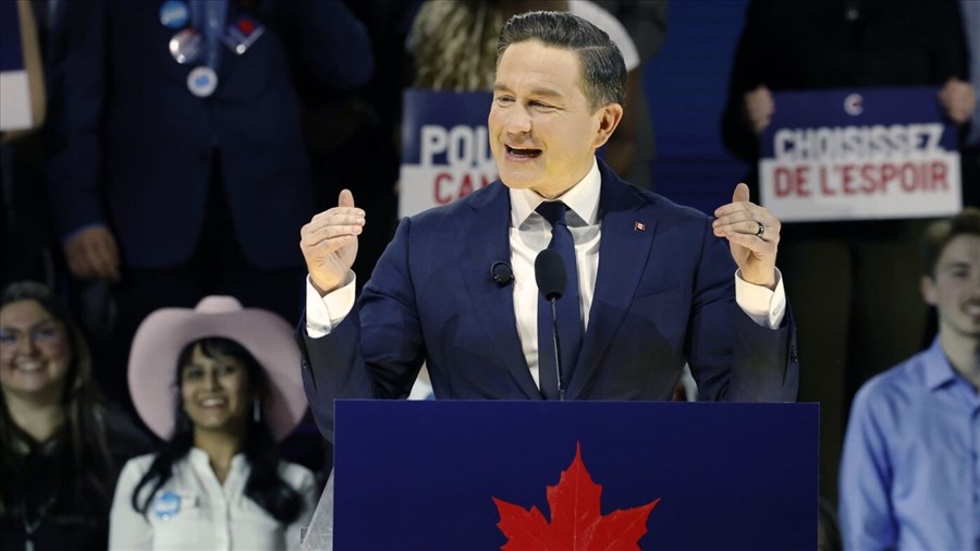 Poilievre obtient le soutien de 87 % des délégués conservateurs 