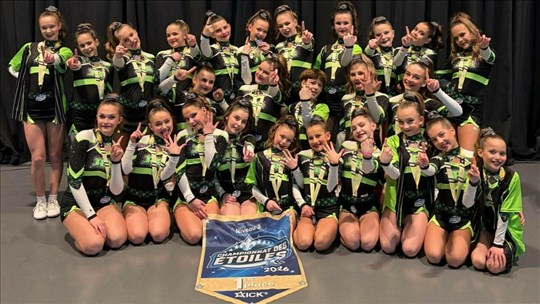 Les Jabs Cheerleading impressionnent en compétition