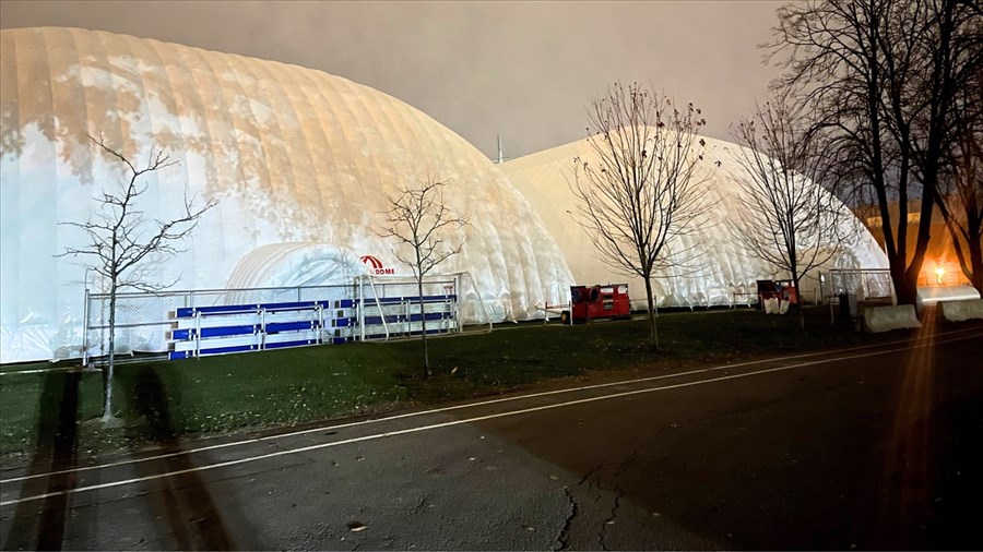 Stade multisports: un dôme gonflable à l’étude par la Fondation des Dragons