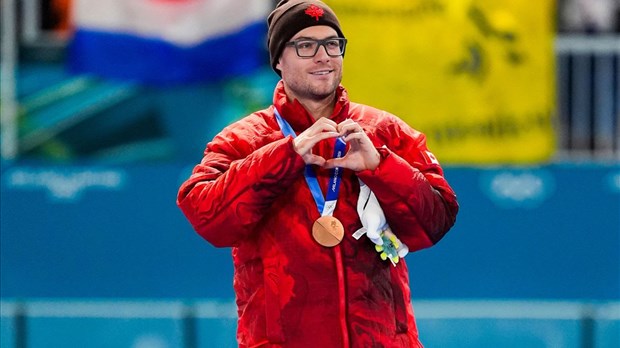 Laurent Dubreuil remporte la médaille de bronze au 500 m