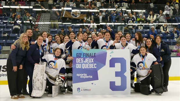Jeux du Québec: les hockeyeuses ramènent une 35e médaille