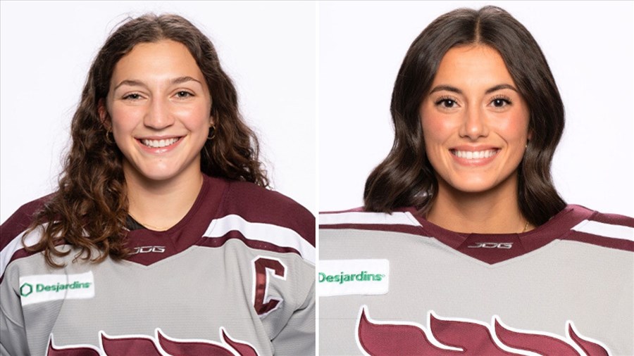 Deux hockeyeuses de la Beauce primées dans le réseau universitaire