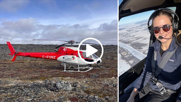 Cassandra Dupont: histoire d'une pilote d'hélicoptère passionnée