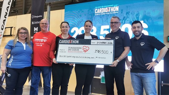 Le 13e Cardiothon rapporte 298 500 $