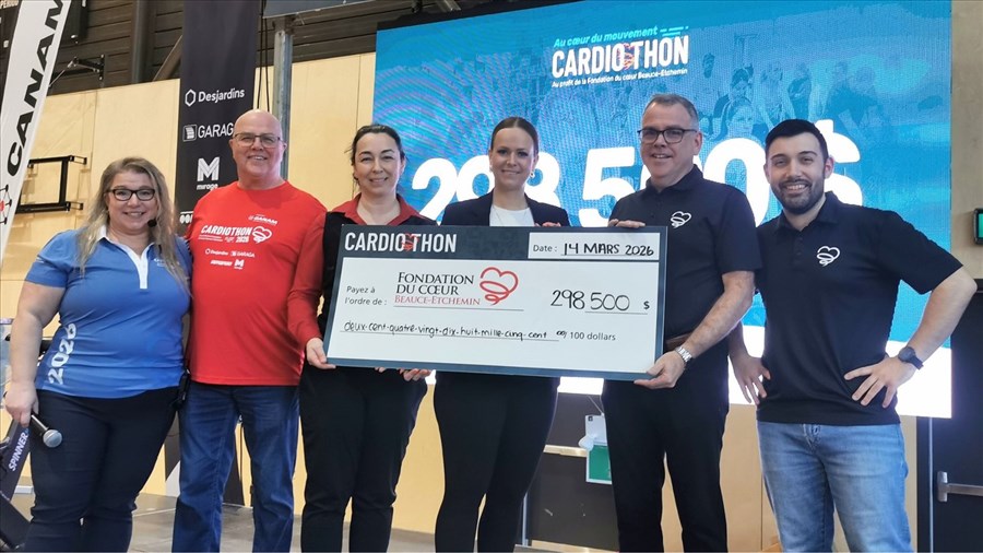 Le 13e Cardiothon rapporte 298 500 $