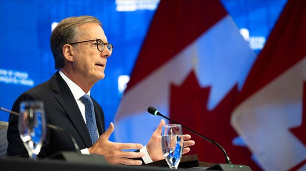 La Banque du Canada maintient encore son taux directeur à 2¼ %