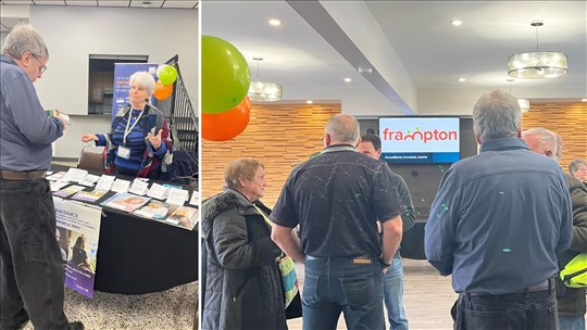 Près de 130 citoyens se sont présentés aux portes ouvertes à Frampton