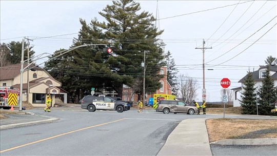 Accident mineur à Notre-Dame-des-Pins