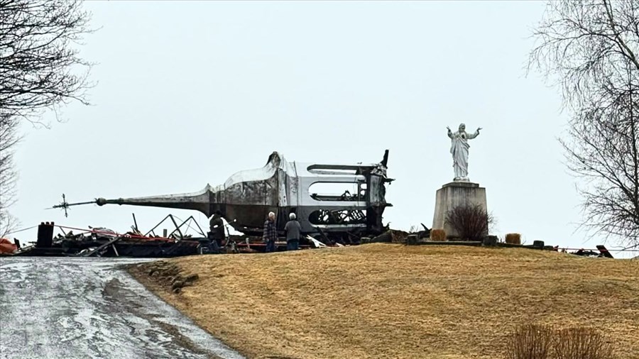 Saint-Romain: l'incendie de l'église laisse un grand vide pour les villageois