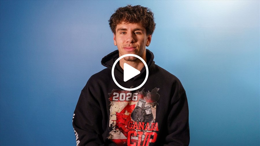 À 17 ans, Noah Bizier forge son mental sur le ring