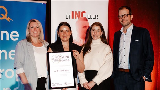 Le prix «Jeune entreprise 2026» à La Broche à Foin