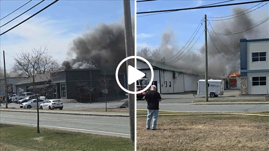 Un incendie en cours à Sainte-Marie