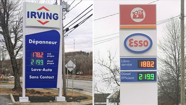 Prix de l’essence:  l'écart se maintient entre les détaillants de la région