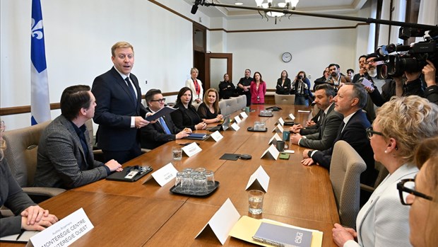 Le ministre Mathieu Lévesque présente son Conseil des régions