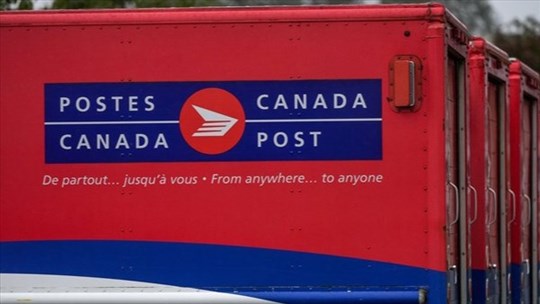 Le gouvernement fédéral débloque 673 millions $ pour Postes Canada