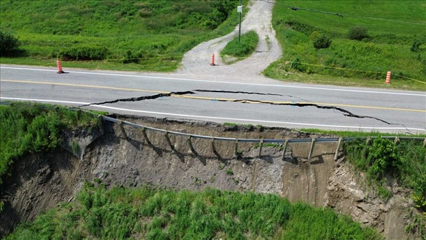 Glissement de terrain à Saint-Isidore: les études avancent