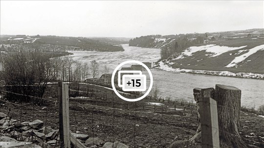 Les estacades de Jersey-Mills au siècle dernier