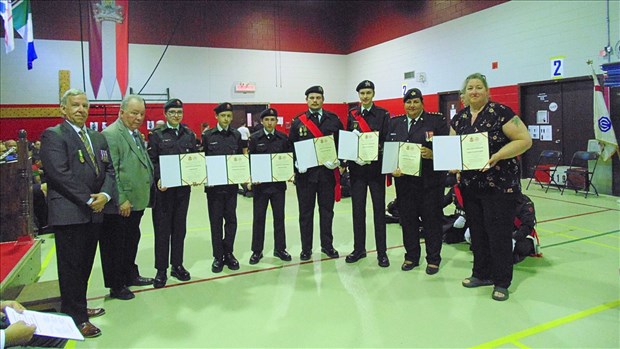 Le Corps de Cadets 619 de Beauceville a tenu sa 110e revue annuelle