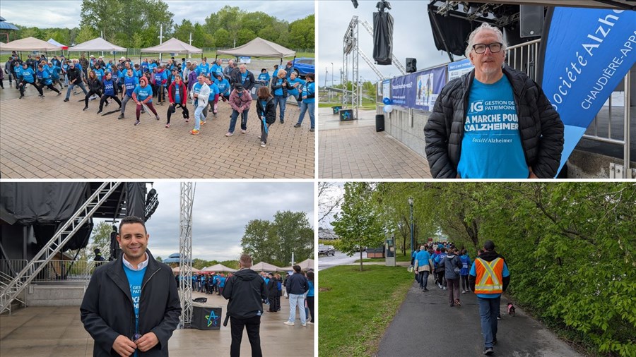 Environ 120 personnes ont participé à la Marche pour l'Alzheimer à Saint-Georges
