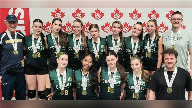 Deux médailles d'or aux Championnats nationaux de volleyball 
