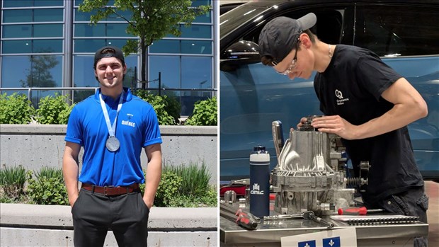 Deux représentants du CSSBE brillent aux Olympiades canadiennes des métiers et des technologies