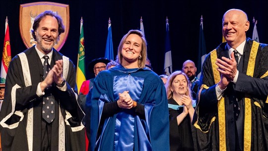 Un doctorat honorifique remis à Marie-Philip Poulin