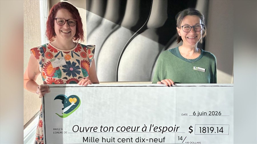 Une maman redonne à l'organisme «Ouvre ton cœur à l’espoir»